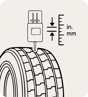 Tread Depth: Up to 29 mm